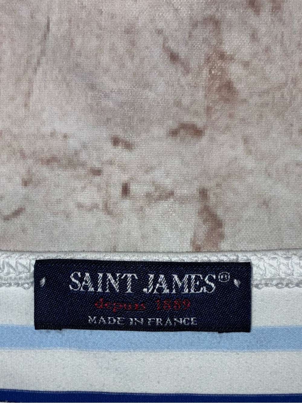 Saint James Garde Côte Anti UV Top in Stripes Size 8 - Picture 5 of 7